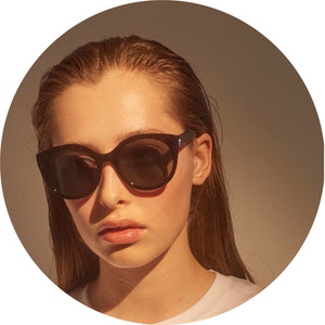girl wearing A.Kjaerbede sunglasses 