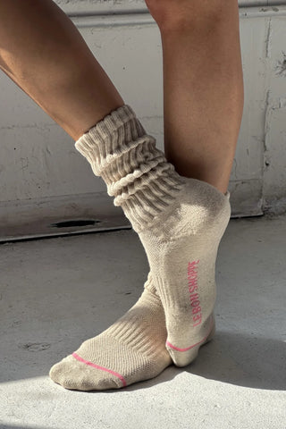 Ballet Socks in Oatmeal