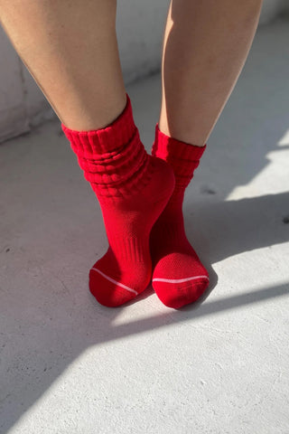 Ballet Socks in Strawberry