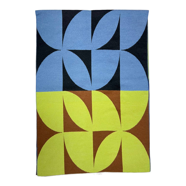 Retro Print Scarf in Pistacio