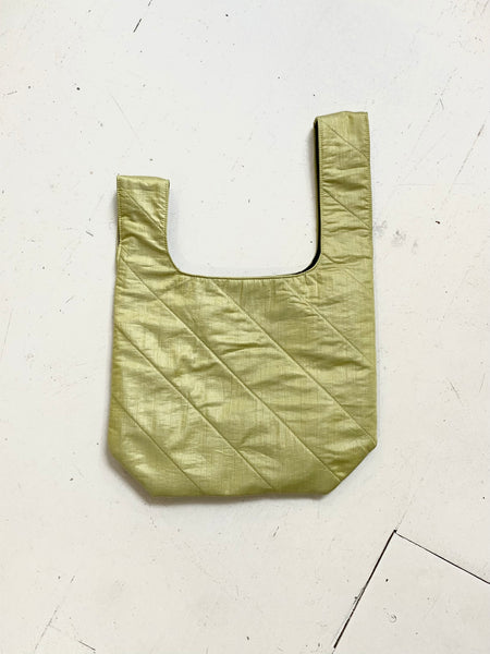 Birchin Bag in Green Cotton
