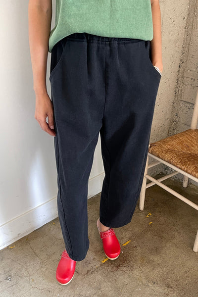 Arc Pants in Black Canvas