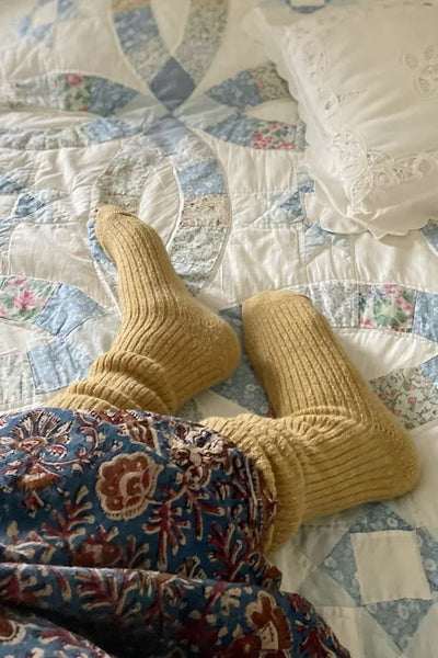 Arctic Socks in Mustard