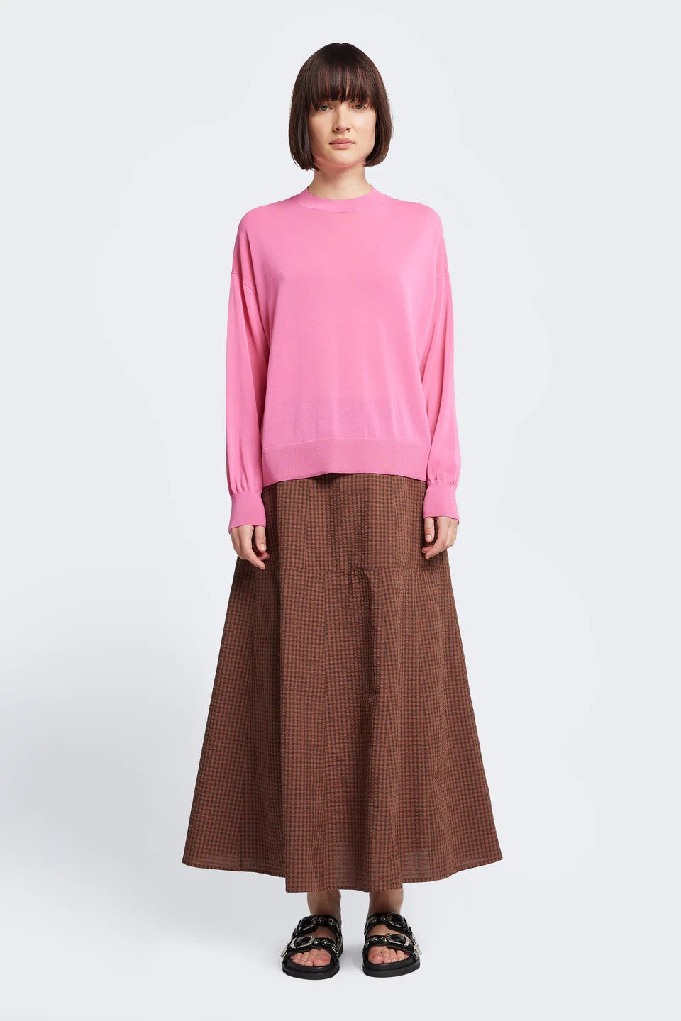 Aurum Sheer Sweater in Pink