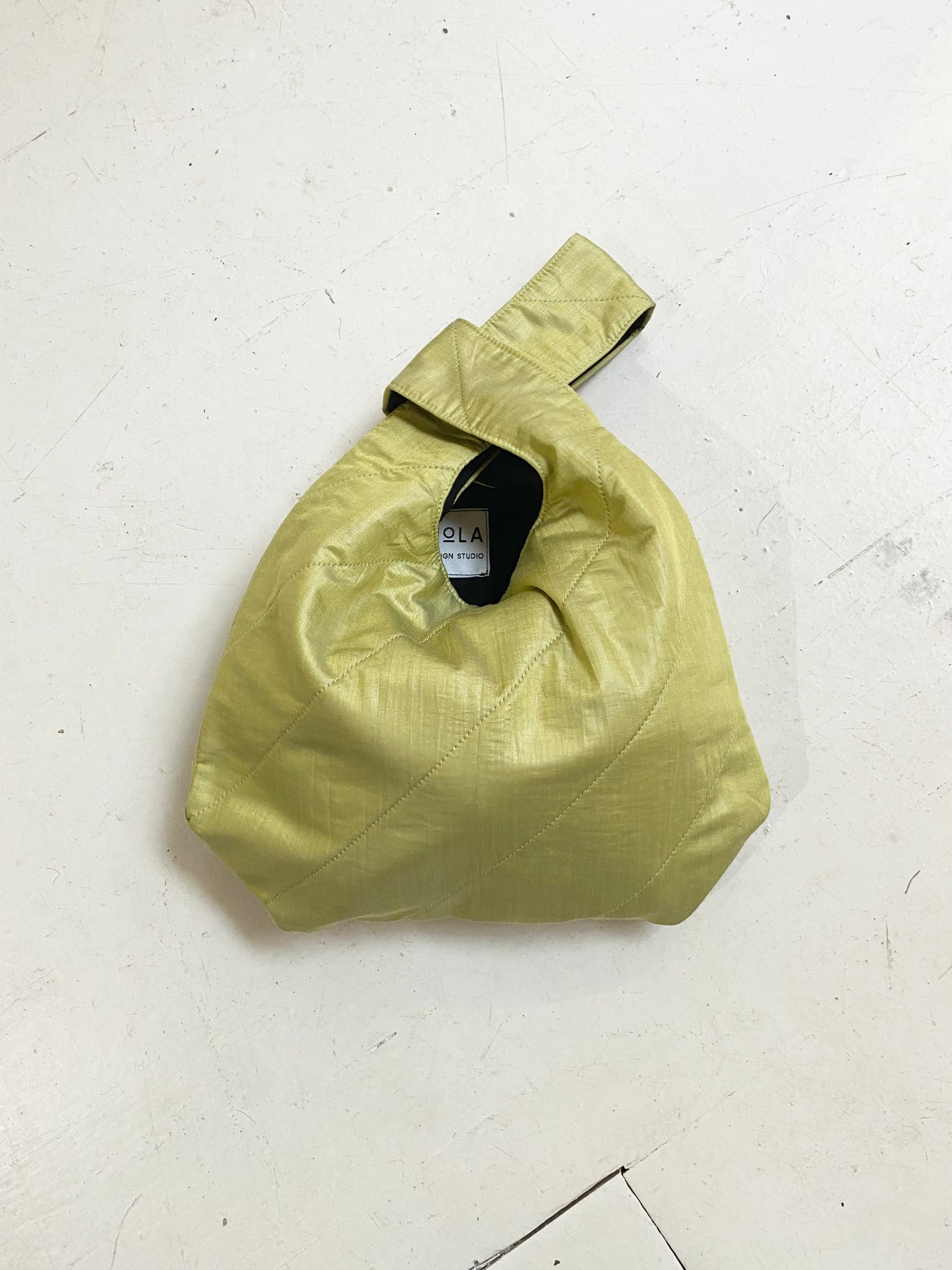 Birchin Bag in Green Cotton