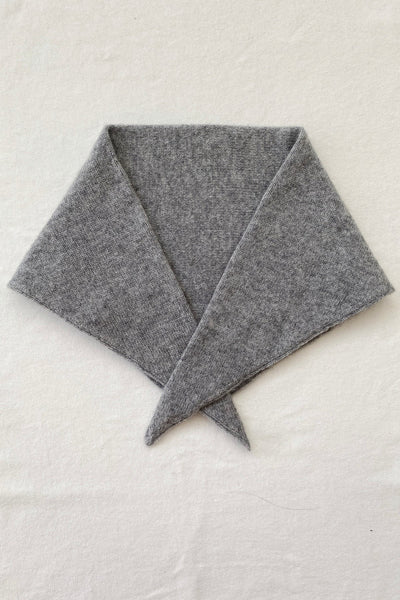 Cashmere Bandana in Heather Grey