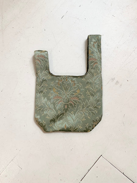 Birchin Bag in Green Baroque Print