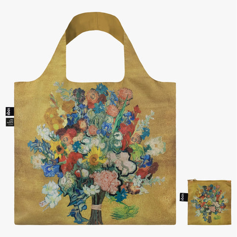 Vincent van Gogh Flower Pattern Gold Bag