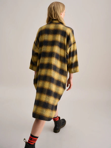 Gladys Dress in Yellow and Black Check
