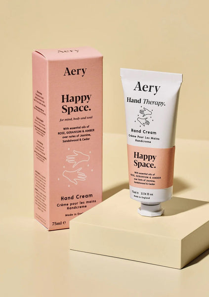 Happy Space Hand Cream - Rose, Geranium and Amber