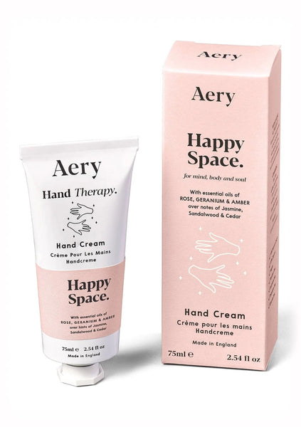 Happy Space Hand Cream - Rose, Geranium and Amber