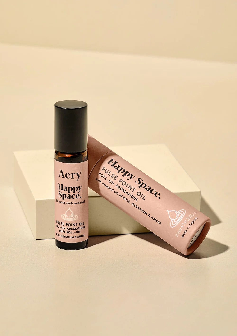 Happy Space Pulse Point Roll On - Rose, Geranium and Amber