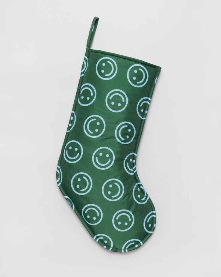 Holiday Stocking in Forest Happy