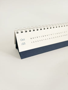 2024 Mini Desk Calendar in Navy