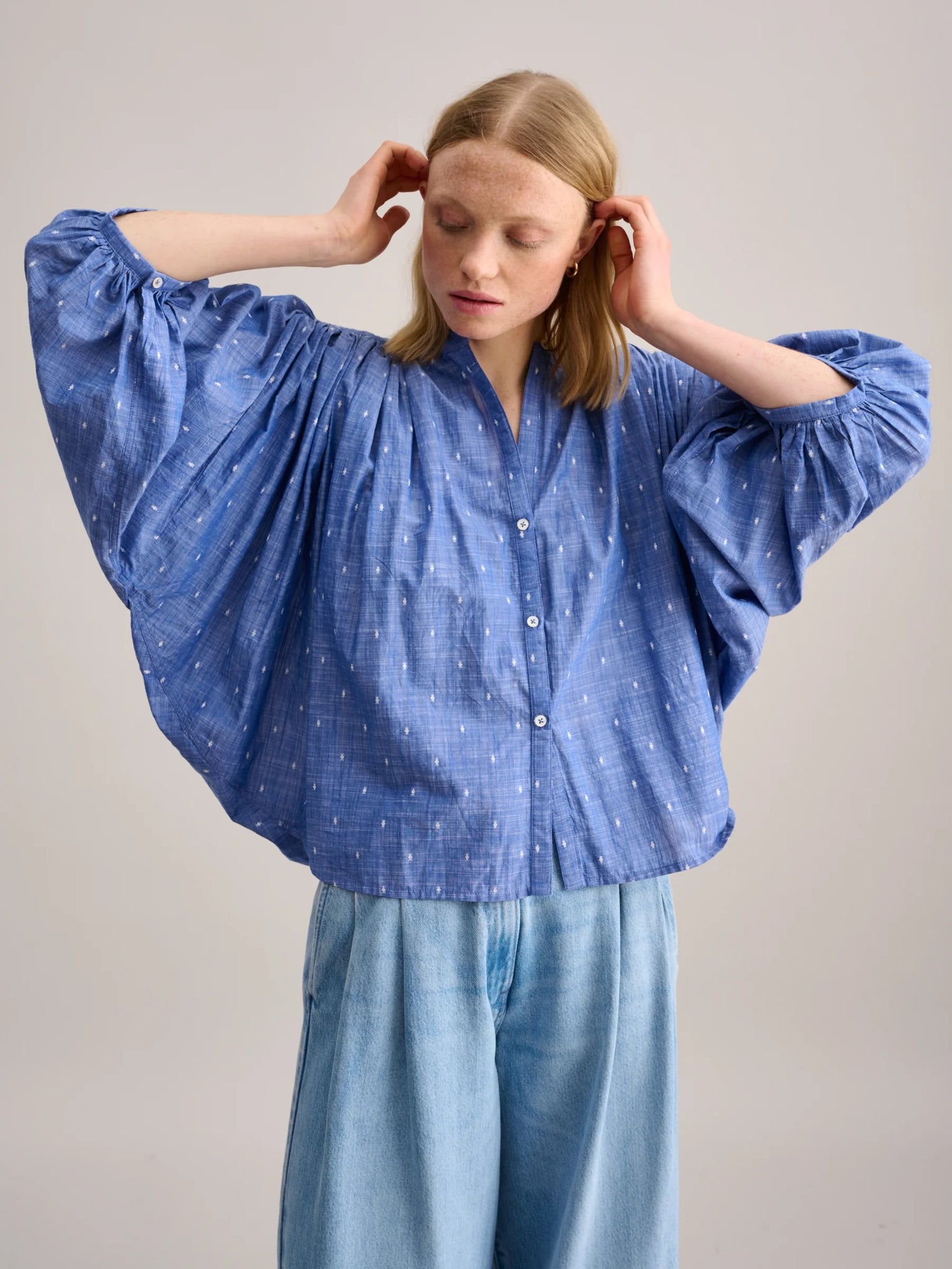 Ink Blouse in Blue