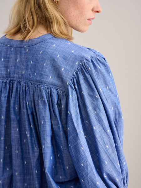 Ink Blouse in Blue