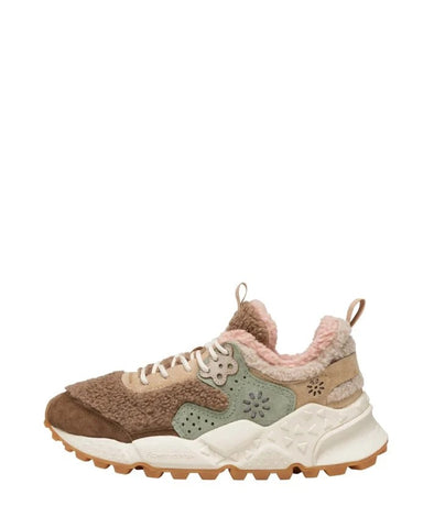 Kotetsu Sneakers in Teddy Beige and Pink