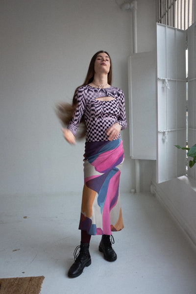 Lelaki Skirt in Vienta Print