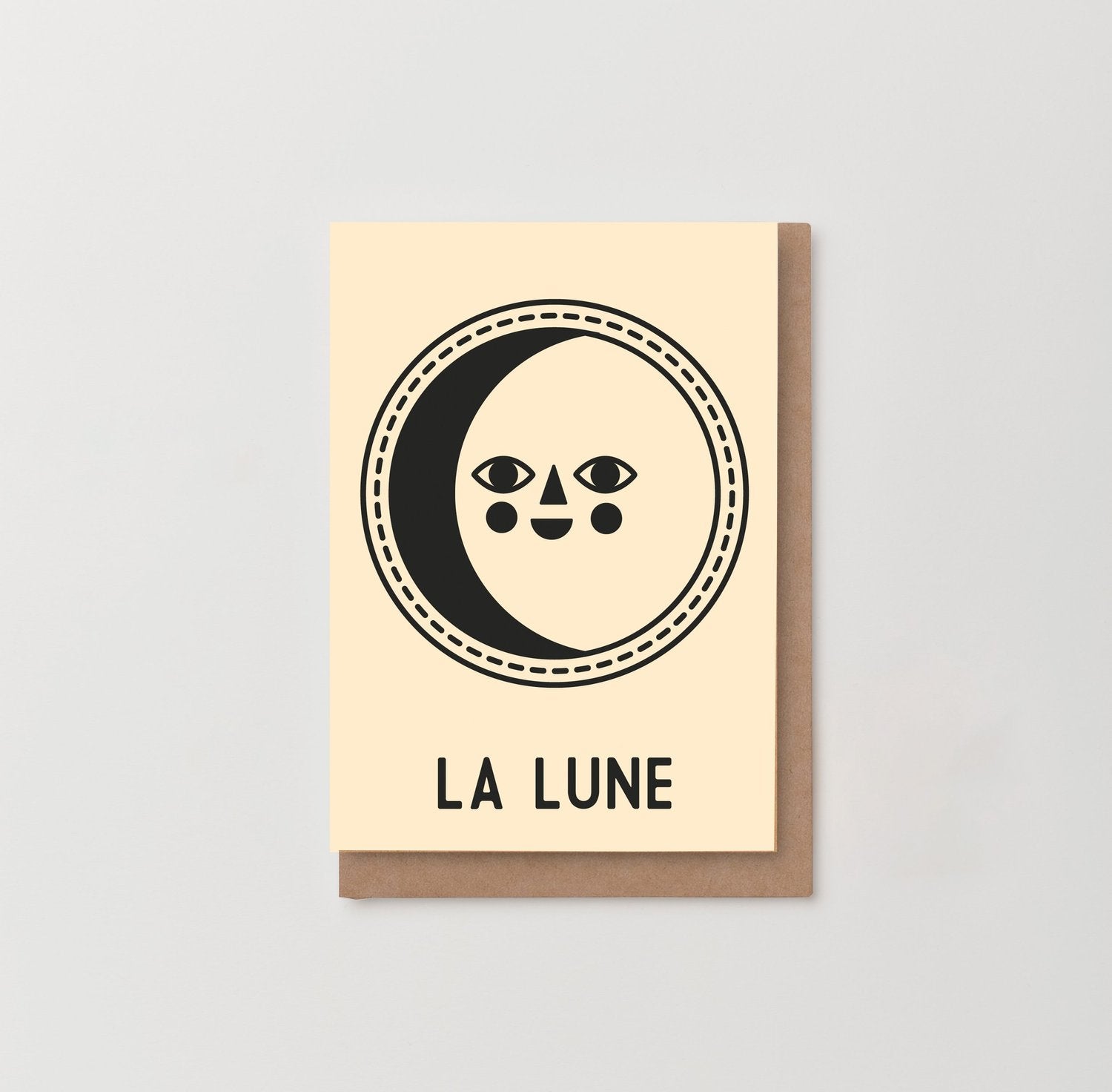 'La Lune' Moon Greetings Card