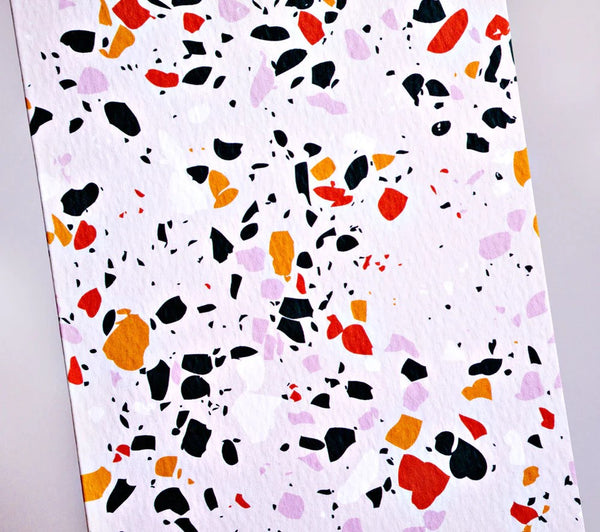 Mustard Terrazzo Art Card