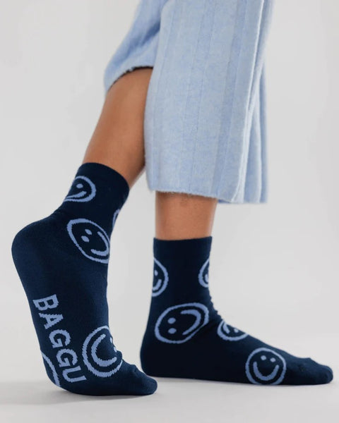 Navy Happy Socks