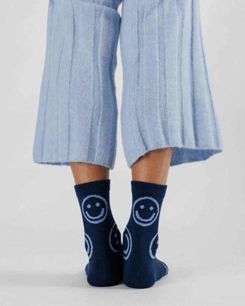 Navy Happy Socks