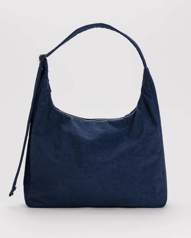 Nylon Shoulder Bag in Navy