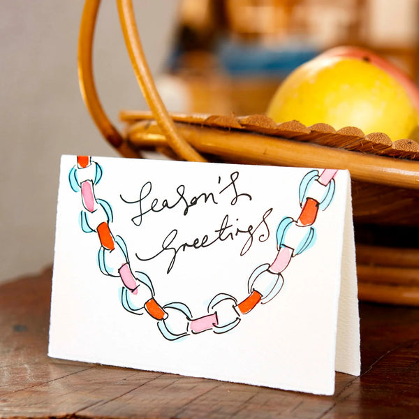 Paper Chains Christmas Card