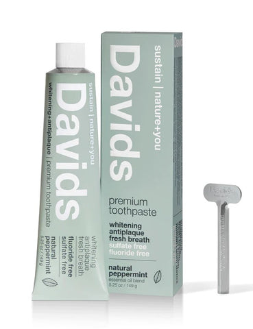 Davids Premium Toothpaste in Peppermint