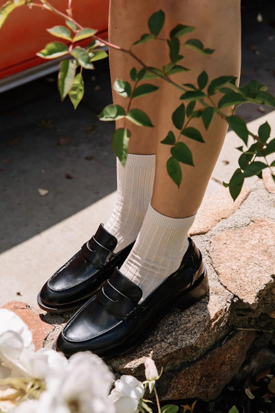 Her Socks in Porcelain
