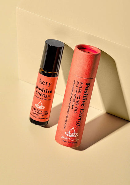 Positive Energy Pulse Point Roll On - Pink Grapefruit, Vetiver and Mint