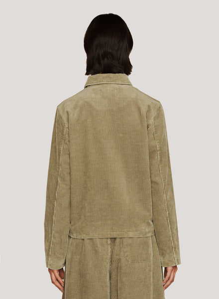 Ronnie Corduroy Jacket in Olive