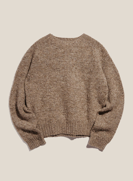 Earth Jets Crew Neck Knit in Natural