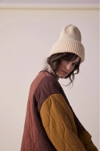 Cotton Patch Quilted Jacket in Multicolour