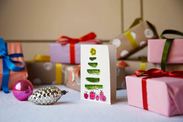 Scribble Tree Christmas Card