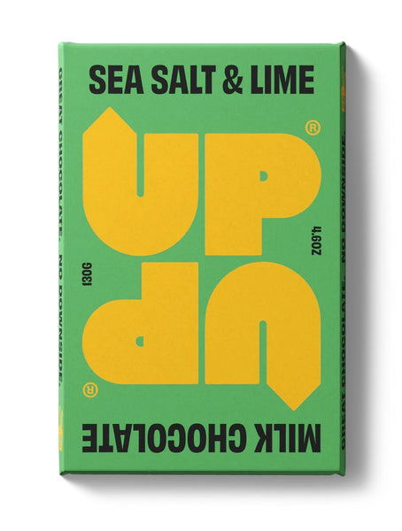 Sea Salt and Lime Milk Chocolate Bar 130g