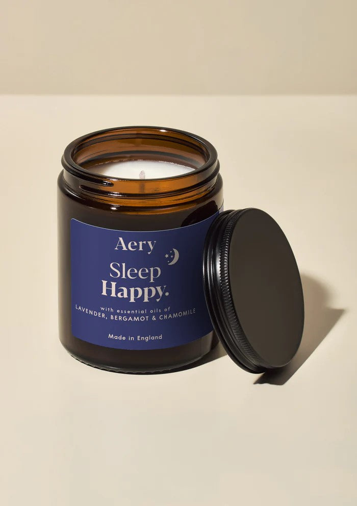 Sleep Happy Scented Jar Candle - Lavender, Bergamot and Chamomile