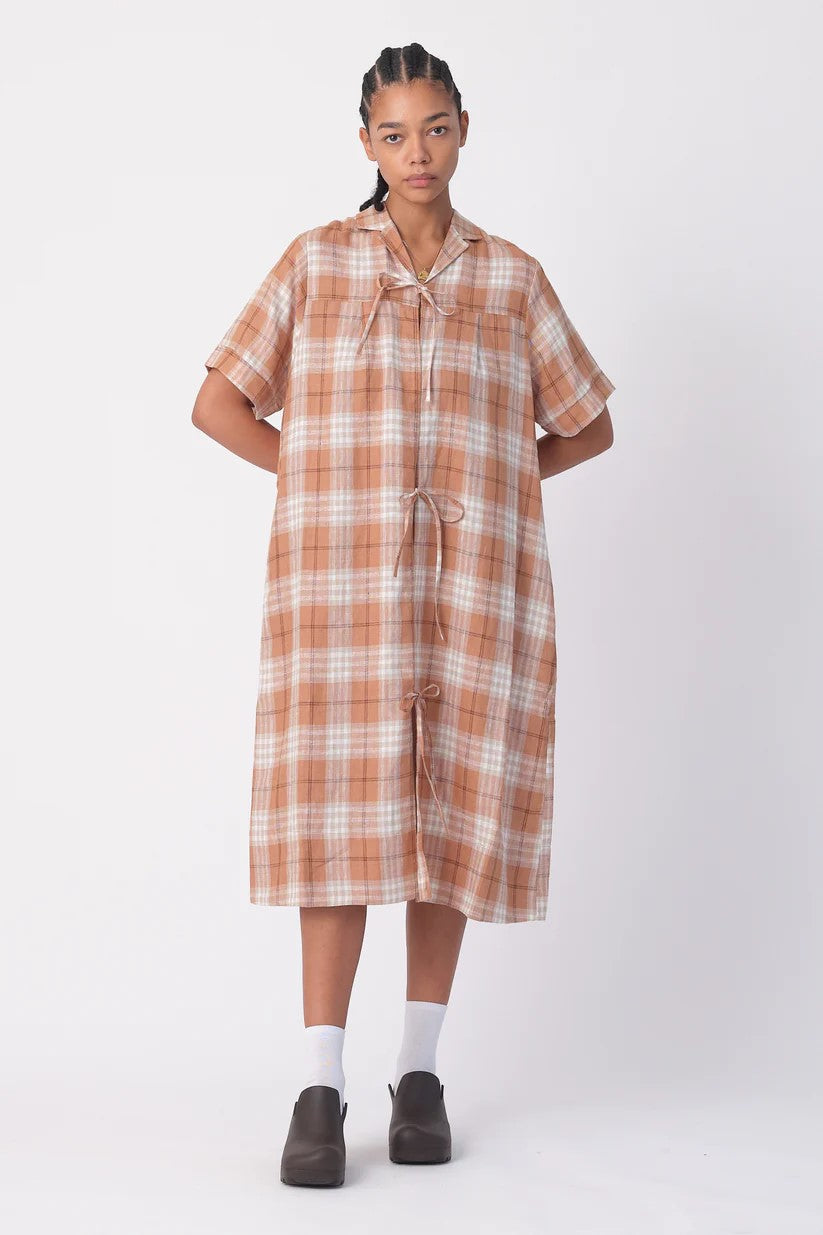Trip Dress in Toast