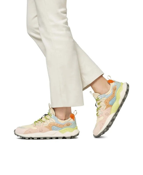Yamano 3 Sneakers in Pink and Beige