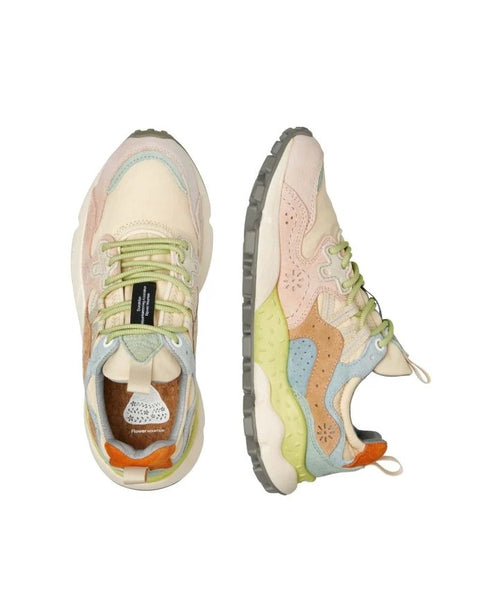 Yamano 3 Sneakers in Pink and Beige