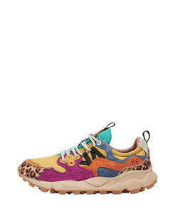 Yamano 3 Sneakers in Purple and Ochre