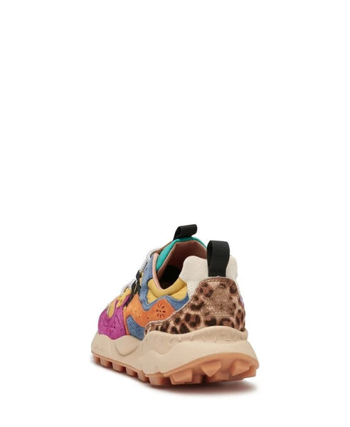 Yamano 3 Sneakers in Purple and Ochre