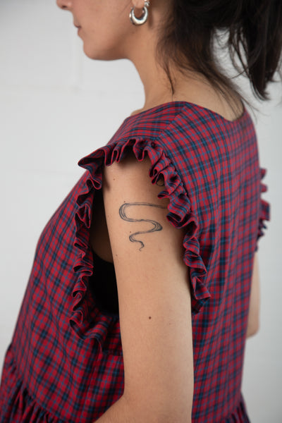 Ducie Dress and n Red and Blue Check
