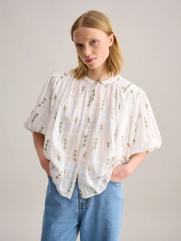 Ink Blouse in White