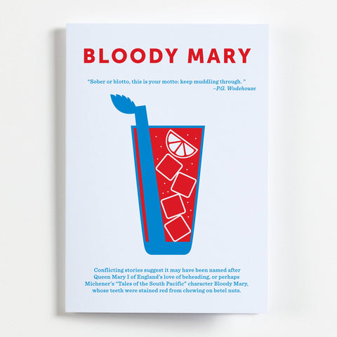 Bloody Mary Greeting Card