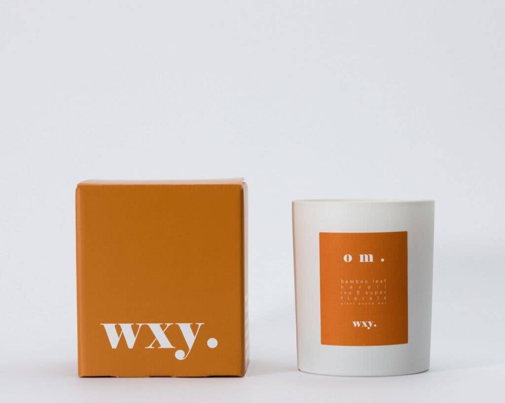 Om Candle in Bamboo Leaf and Neroli Scent