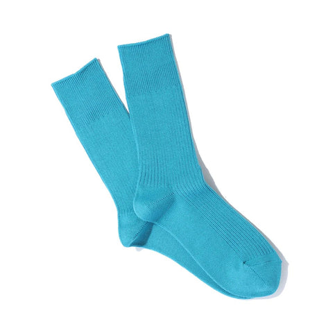 Brilliant Crew Socks in Blue Grey