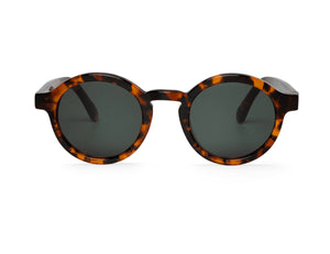 Dalston Sunglasses in Cheetah with Classical Lenses