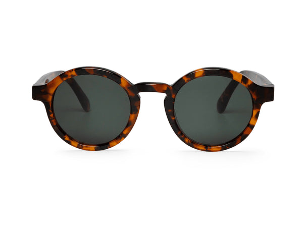 Dalston Sunglasses in Cheetah with Classical Lenses