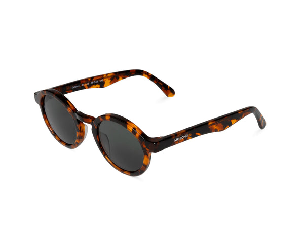 Dalston Sunglasses in Cheetah with Classical Lenses
